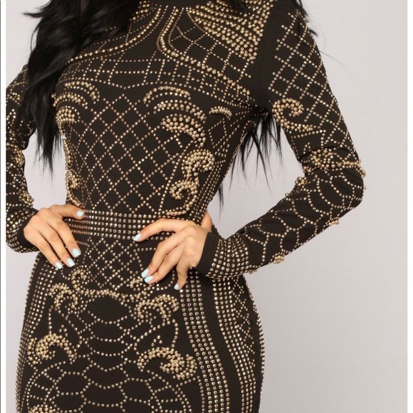 Fashion Nova Brightest Gem Dress - New with Tags - Picture 5 of 7